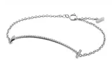 Tiffany & Co. T Smile Diamond Bracelet