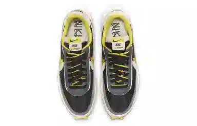 Sacai x UNDERCOVER x Nike LDWaffle Black Bright Citron