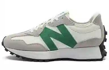 New Balance 327 White Grey Green