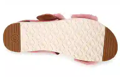 UGG Le Fluff Platform Sandal Dawn Pink