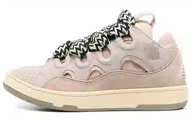 Lanvin Curb leather curb sneakers