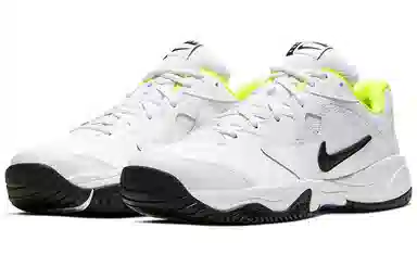 Nike Court Lite 2 White Fluorescent Green