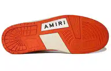 AMIRI Bone High-Top White Orange