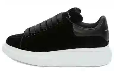 Alexander McQueen Velvet Sneakers Black