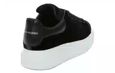 Alexander McQueen Velvet Sneakers Black