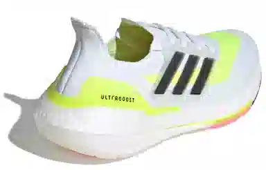 adidas Ultraboost 21 White Green Black