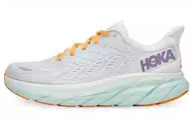 HOKA ONE ONE Clifton 8 White Purple