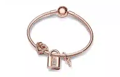 Pandora Love Lock Bracelet Set