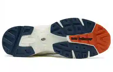 New Balance 828 White Blue Orange