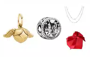 Pandora Harry Potter Golden Snitch Pendant