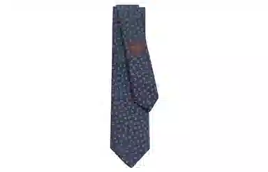 Hermes Tie7 C'est la Fete Blue
