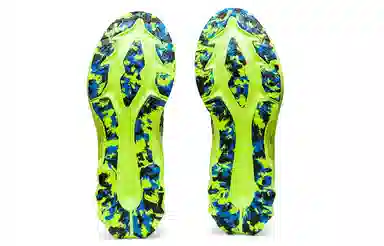 Asics Novablast 2 White Fluorescent Green