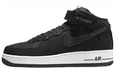 Stussy x Nike Air Force 1 '07 Mid SP Black