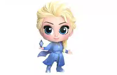 Hot Toys Elsa Anna Cosbaby Set