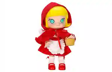 POP MART MOLLY Kenny Swork x MOLLY Little Red Riding Hood BJD