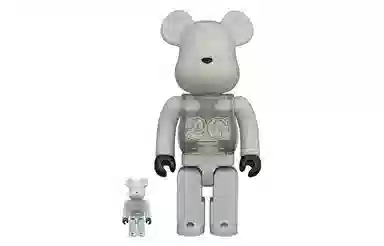 BE@RBRICK 2G White Chrome