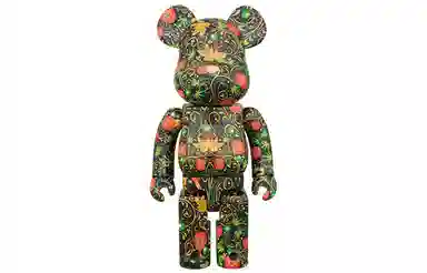 BE@RBRICK SSUR Pattern Black 100%+400%