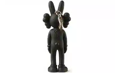 KAWS Tokyo First Accomplice Keychain Pink/Black