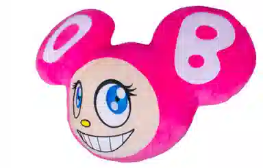 Murakami Kaikai Kiki DOB Plush Doll Blue/Red/Black 55cm