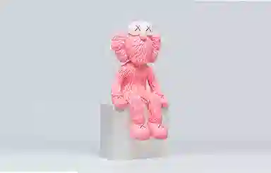KAWS Seeing Figure Pink LED