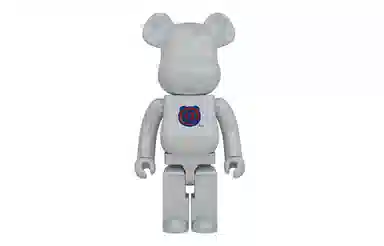 BE@RBRICK 1000% 1st Model White Chrome 20th Anniversary