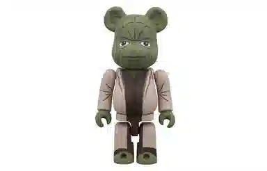 BE@RBRICK Star Wars Yoda + Clone Trooper 100%