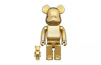 BE@RBRICK x mastermind JAPAN GOLD