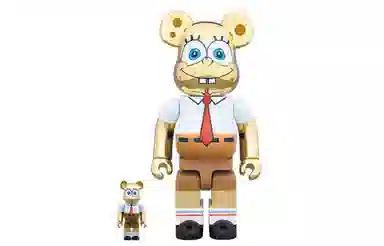 BE@RBRICK SpongeBob Gold