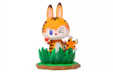POP MART LABUBU Tiger Keychain 7cm