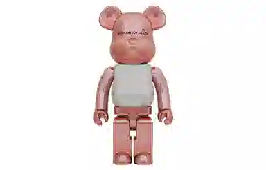 BERBRICK MEDICOM TOY PLUS PINK GOLD CHROME Ver. 1000