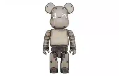 BE@RBRICK x 3.Paradis Roarguns Transparent 100%400%