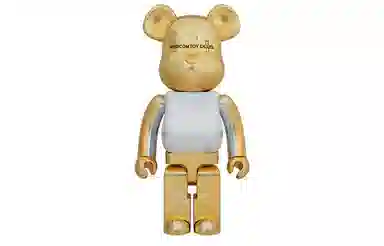 BE@RBRICK Gold Chrome