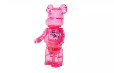 BE@RBRICK x Anti Social Club Transparent Pink