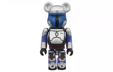 BE@RBRICK Star Wars Jango Fett Boba Fett 100%+100%