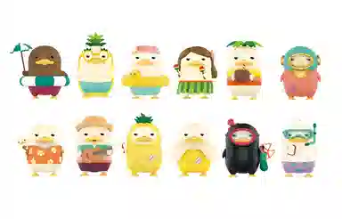 POP MART Duckoo Tropical Island Series