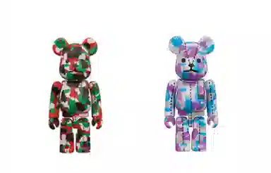 BE@RBRICK x BAPE CAMO