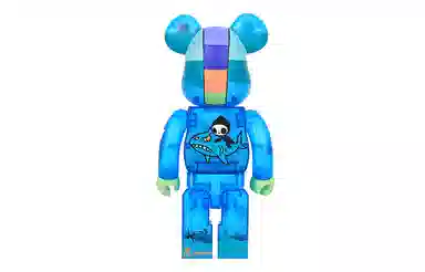 BE@RBRICK x tokidoki Violent Bear Ocean 100%400%