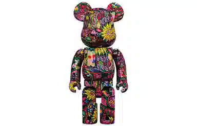 BE@RBRICK Psychedelic Paisley