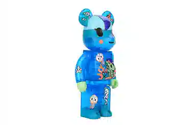 BE@RBRICK x tokidoki Violent Bear Ocean 100%400%