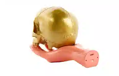 P.A.M LAMP x MEDICOM TOY GOLD 16.5cm