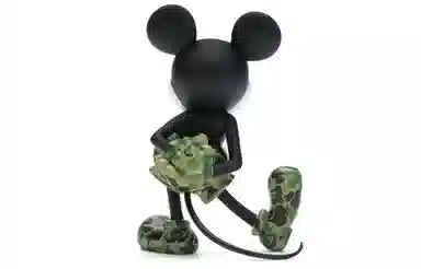 Medicom Toy x BAPE Mickey Mouse Green Camo