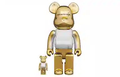 BE@RBRICK Gold Chrome