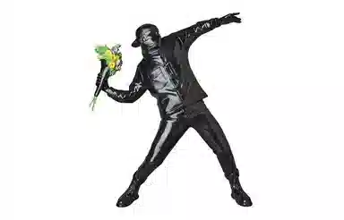 Banksy Flower Bomber
