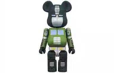 BE@RBRICK x BAPE TRANSFORMERS Optimus Prime Green 200%