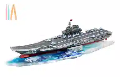 艺模 大国重器 大国重器百年历程南湖红船山东舰金属拼装模型 积木