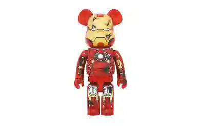 BE@RBRICK x MARVEL Iron Man MK7 Battle Damaged