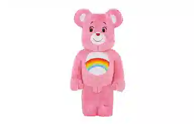 BE@RBRICK Cheer Bear Costume Pink Plush