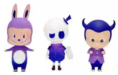 POP MART Labubu+Tycoco+Yaya Set