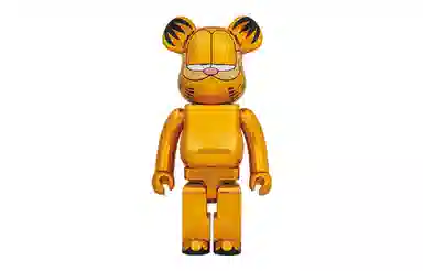 BERBRICK GARFIELD GOLD CHROME Ver 1004001000 7cm28cm70cm