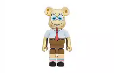 BE@RBRICK SpongeBob Gold